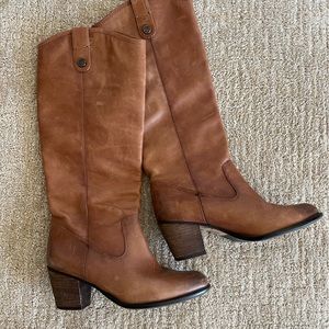 leather cowboy boots size 7